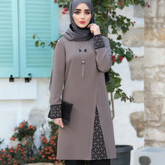 Muslim Women Long Tops Islamic Sets Women Muslim Pants Ramadan Prayer Clothes 2 Piece Islamic Attire Abaya Dubai Robe