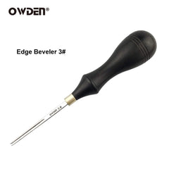 OWDEN #1-5 Leather Edge Beveler Tool Leathercraft Skiving Tool for Hand Leather Sharpness Professional Chamfering Edge Beveler
