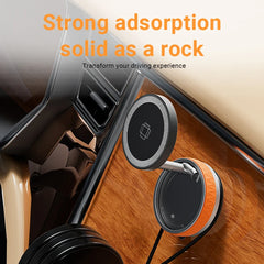 K10 Vacuum Suction Cup Car Magnetic Wireless Charger Foldable 360° Universal Rotating Stand for iPhone Samsung Gym Bath Mirror