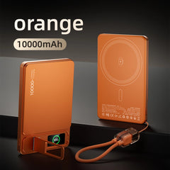 CCC 10000mAh Slim Original Power Bank For MagSafe,Magnetic Wireless 20W Fast Charging Portable Battery For iPhone 12-17 iWatch