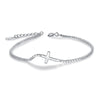 TrustDavis 925 Solid Sterling Silver Womens Luxury Cross Bracelet for Women Men Daugther Birthday Fine S925 Jewelry Set DS3976 - Bracelet