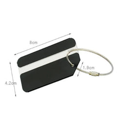 Airplane shape Travel Accessories Creative Luggage Tag Baggage Name Tags Aluminium Alloy Luggage Tags Boarding Label Tag