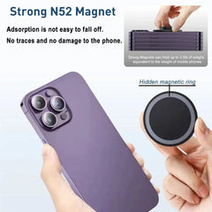 Magnetic Folding Mobile Phone Grip Holder Socket Pocket Support for Magsafe IPhone Mac Samsung Safe Ring Finger Expanding Stand