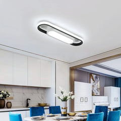LED Ceiling Light Rectangular 24W,LED Ceiling Lamp White Light 6000K, Acrylic Ceiling Light for Bedroom,Hallway Balcony