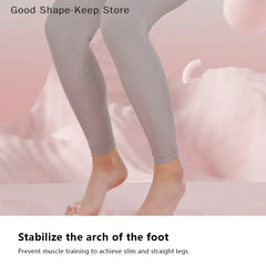 Foot Arch Trainer – TPE Anti-slip Leg Shaping Exerciser For Yoga Muscle Relaxing Massage – Gym Sports Fitness Equipment – 1 Pair
