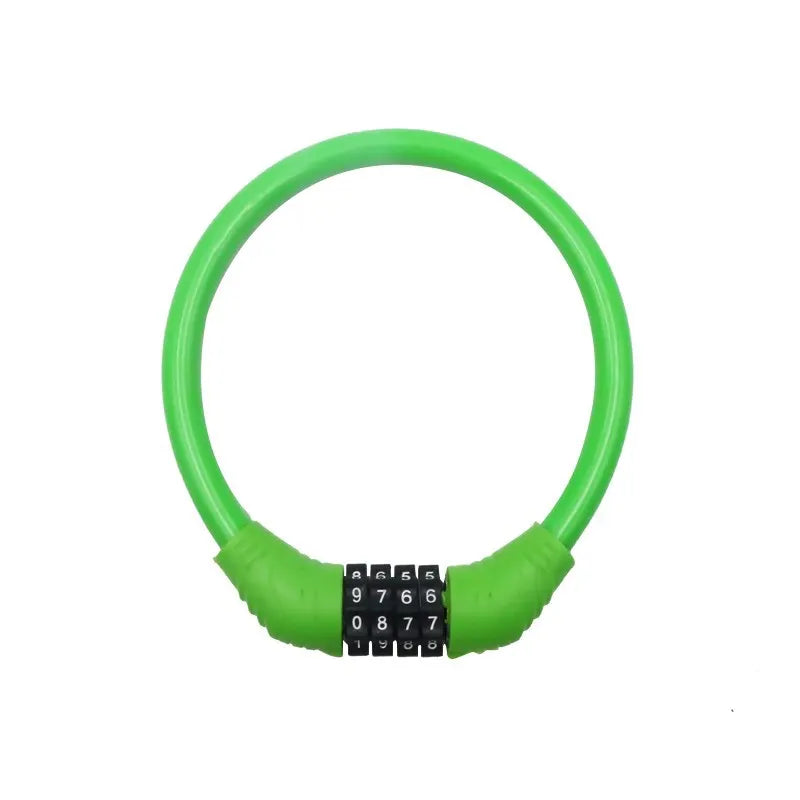 Bicycle Lock Anti-theft 4 Digit Password MTB Road Bike Safety Lock Portable Bicycle Number Lock Accessory Combination Padlock