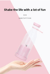 Electric Juicer Cup 6 Blades Blender Milkshake Machine USB Portable Fruit Milk Mixing Tool Mini Fresh Juice Blender Kitchen
