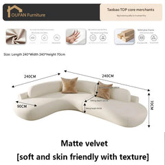 Modern Luxury Living Room Corner Sofa White Minimalist Comfortable Large Size Living Room Sofas Designer Muebles Terrace Living Room Furniture