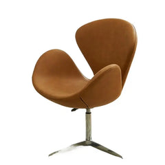 Olevo Wrapped Swan Chair, Small Sofa Comfortable Sitting Experience Simple Solid Color Adjustable Office Chair Make Up Stool Office Furniture