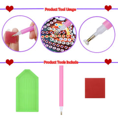 3-Piece 2D DIY Diamond Painting Pendant Set – Home & Window Decor