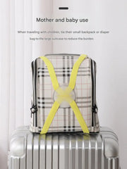 SCANDIHOME Travel  Luggage Strap Adjustable Suitcase Belts Crossed Luggage Suitcase Packing Buckle Elastic Strap Protect Tie