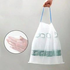 Drawstring Trash Bags with Handles-Thickened Fragrant Disposable Garbage Bags Cat Litter Bag Collect Feces Pet Cleaning Products
