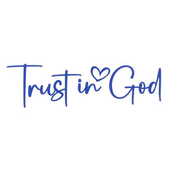 Trust In God Mirror Decal, Car Decals For Women, Faith Mirror Decal, Cute Vinyl Decal, Christian Car Mirror Decal, Religious Car