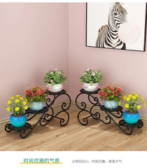 Metal Succulent Stand – Mini Desktop Plant Display Rack Home Decor
