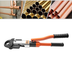 10T Professional Crimping Pliers with V/U Molds Type Hydraulic Press Tool Set Pressiing Pipe Crimper Aluminum Tube Clamp