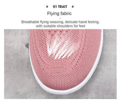 Women’s Breathable Knitted Flat Shoes – Spring Summer 2026