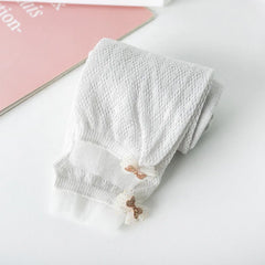 Girls Kids Pants Soft Cotton Mesh Hollow Lace Children Clothing Summer All-matches Baby Girls Leggings