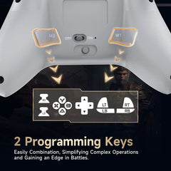 EasySMX X15 Wireless Gamepad Bluetooth Gaming Controller Compatible with PC/NS/TV/Phone/Steam RGB Hall Effect Black Myth Wukong