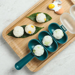 Rice Ball Mold Sushi Maker Mold Portable Kitchen Gadget Meatballs Tool for Family Gatherings Outings Travel Picnic
