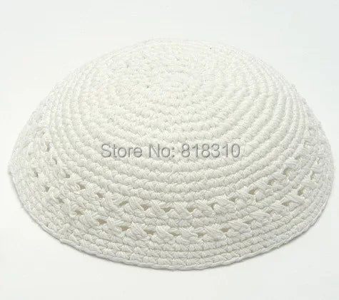 16/17cm HANDMADE KNITTED YARMULKE KIPPAH