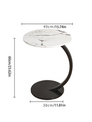 Coffee Table Light Luxury Side Table Round Flower Bedside Table Bedside Home Study Desk Auxiliary Desk Living Room Furniture Bedroom Furniture