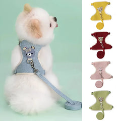 Pet Dog Harness Lead Leash Set Adjustable Puppy Kitten Vest Harness Small Medium Dog Cat Collar Chihuahua Pet Dog Accessories Pet Shop