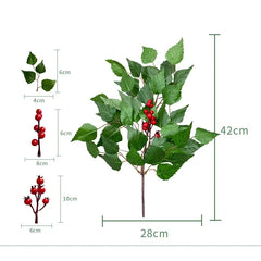 Fake Plant Home Living Room Decor Simulation Green Eucalyptus Leaves Jungle Arrangement Flower Arrangement Accessories