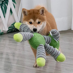 Indestructible Large Dog Sound Squeaky Toys Animals Shape Pet Soft Plush Chew Molar Training Toy Puppy Bite Teeth Dental Toys Pet Shop