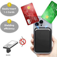 Original for Magsafe wallet Magnetic Card holder Case For iPhone 13 17 16 15 12 14 Pro Max Samsung Leather Bag With Box Cover