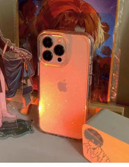Luxury Bling Glitter Clear Phone Case For iPhone 17 16 15 14 13 12 11 Pro Max X XR XS 7 8 Plus Shockproof Transparent Soft Cover
