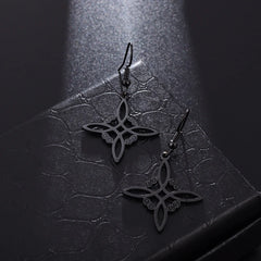 Witch Knot Cuff Bracelet Stainless Steel Pagan Witchcraft Symbol Magic Knot Good Luck Amulet Bangls Celtic Knot Jewelry