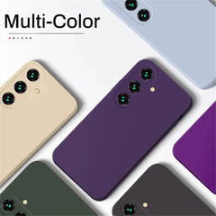 Delicate Liquid Silicone Camera Lens Protector Cases For S23 S24 S25 FE For Samsung Galaxy S23 S24 S25 S26 UItra Plus soft Cover