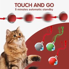 New Cat Interactive Ball Toy,Automatic Rolling Cat Ball Rechargeable,Smart Kitten Interactive Toy,Intelligent Balls Toy for Cat Pet Shop