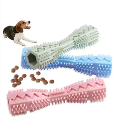 Dog Teething Toy Chew Stick Bite Resistant Fun Leak Proof Food Toy Pet Teether Cleaner Stick Pet Shop