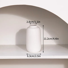 White Ceramic Vases Nordic Decorative Vasen Ornaments Home Living Room Decor Flower Arrangements Sketching Props Desktop Decor