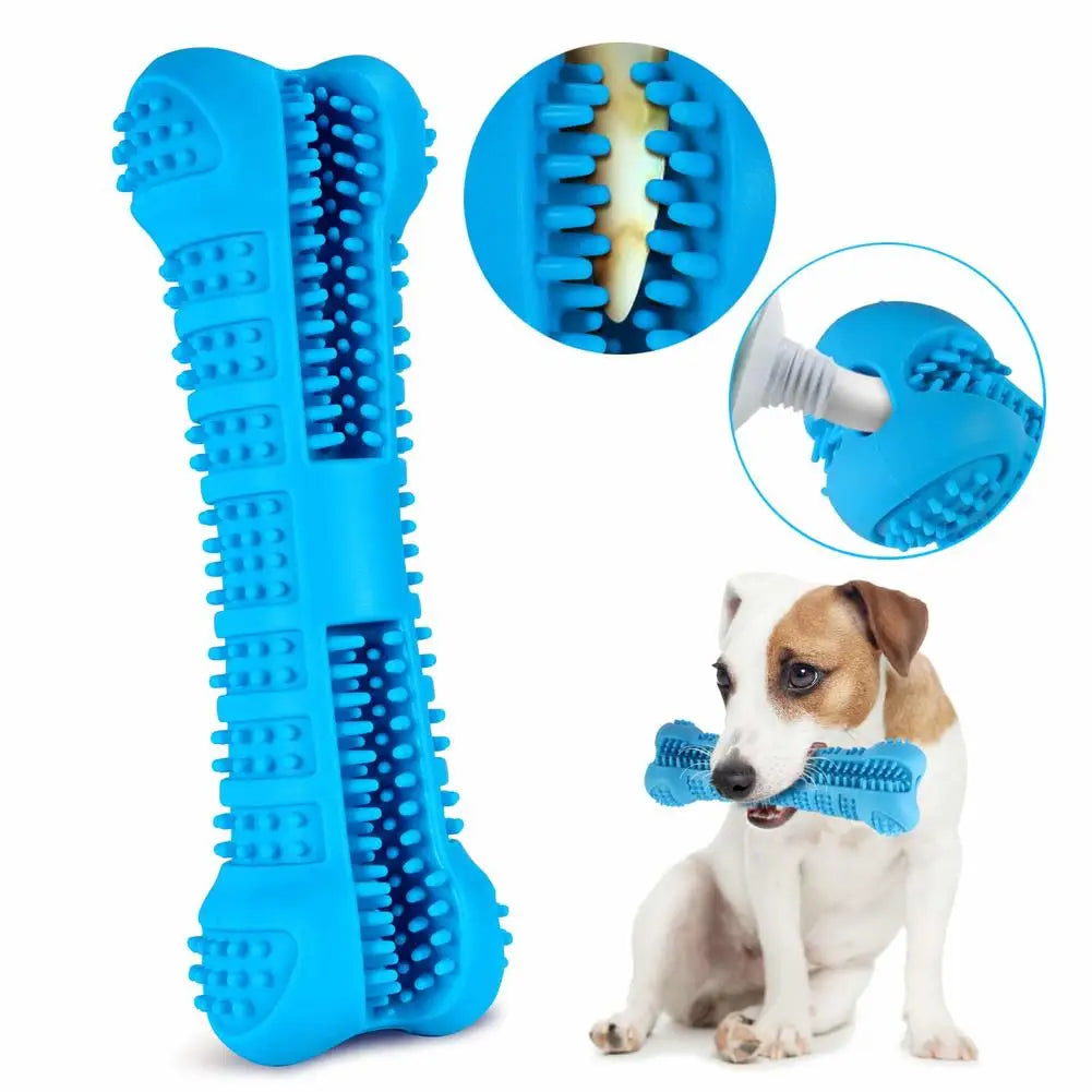 Soft Rubber Dog Toothbrushes Puppy Toys Dog Brush Stick 360 Degree Teeth Cleaning Toothpaste for Small Dogs Pet Toothbrush Pet Shop, Pet Toys, Pet Accessories