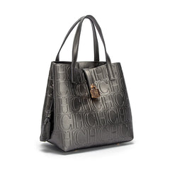 Classic Simple Solid Color Women's New 2024 Large Capacity Handbag Letter Element Women's Handbag