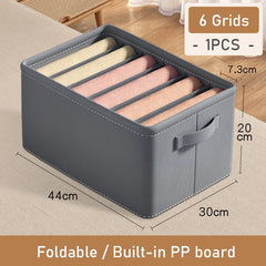 Foldable Trouser Storage Organiser, 6, 7 or 9 Compartments – additional product image