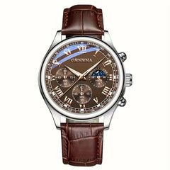 GENEVA High Quality Men's Luxury Belt Fashion Quartz Watch