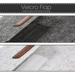 Wool Felt Laptop Bags Sleeve Cover 11" 13 15.6 inch For Macbook Air Pro Case For Notebook With Mousepad Or Power Mini-Pack Gift