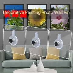 Photo Frame Hooks Storage Rack Screw Holders Door Hanger Self-Adhesive Multi-Function Gadgets Organizer Kitchen Accessorie