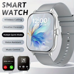 G.LWear New Women's Smart Watch Bluetooth Call Fitness Tracker Heart Rate Monitor Alarm Clock Outdoor Sports Men's Smartwatch