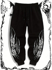 2025 Men's Gothic Print Casual Jogging Sport Pants Multifunctional Couple Pants Fashion Hip Hop Pants Comfortable Sport Pants