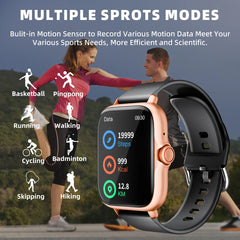1.83'' Waterproof Smart Watch with Message Answer Call Sleep Monitoring Sports Pedometer Information Alerts For iPhone Android