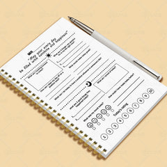 EMOTIONAL JOURNAL --Adult Mental Health Planner,Wellness Workbook,Therapy Worksheet,Anxiety Management,Self Care Tracker