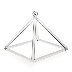 Clear Crystal Singing Pyramid Professional Quartz Tower Singing Bowl Yoga Meditation Sound Healing Percussion Instruments Gifts