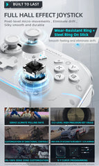 Machenike Gamepad Wireless Gaming Controller G5 Pro Elite Hall Trigger Joystick Mecha-Tactile Buttons For Switch PC Android IOS