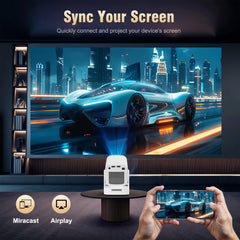 Magcubic HY310 1080P 330ANSI Android11 Mini Projector Auto Focus 4K Native 5W Speaker Air Mouse Voice Assistant Upgrated HY300