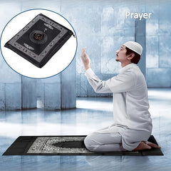Lightweight Travel Prayer Mats Compass Pattern Muslim Prayer Mats Pilgrim Ramadan Gift Muslim Waterproof Polyester Prayer Rugs