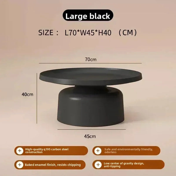 Hot Sale Nordic Coffee Table, Creative Round Living Room Table, High-end Light Luxury Side Desk, Modern Simple Living Room Furniture